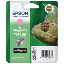 Epson Chameleon T0346 Ultrachrome Ink, Ink Cartridge, Light Magenta Single Pack, C13T03464010